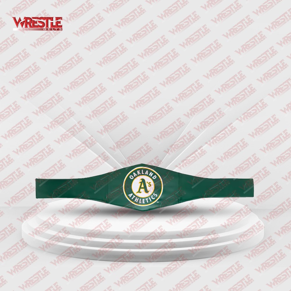 Oakland-Athletics-WWE-Legacy-Championship-Replica-Title-Belt—Limited-Edition-4 Oakland Athletics WWE Legacy Title Belt