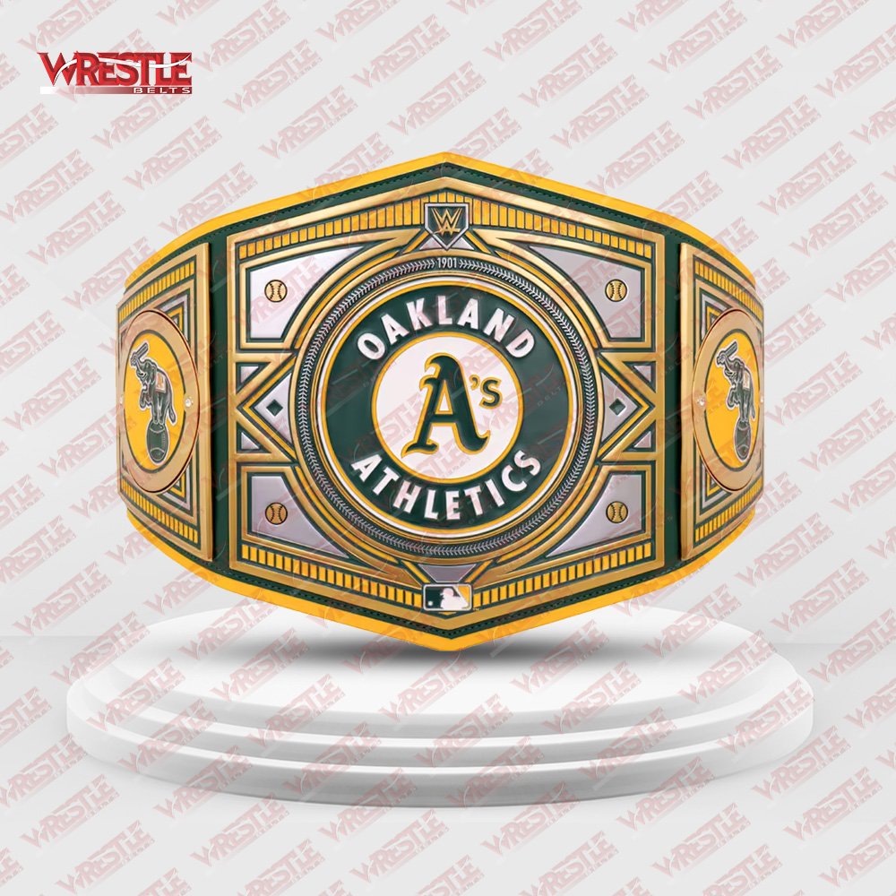 Oakland-Athletics-WWE-Legacy-Championship-Replica-Title-Belt---Limited-Edition