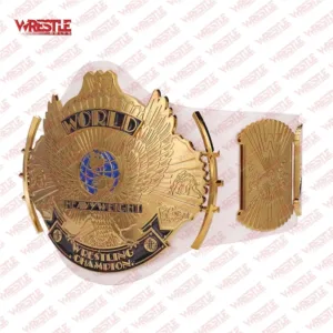 White WWE Winged Eagle Championship Replica Title Belt - Rule the Ring with Iconic WWE Style!