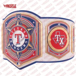 Texas Rangers WWE Legacy Title Belt - Swing for the Fences with Championship Rangers Spirit!