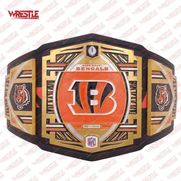 Cincinnati Bengals WWE Legacy Title Belt - Roar with Bengals Pride in Championship Fashion!