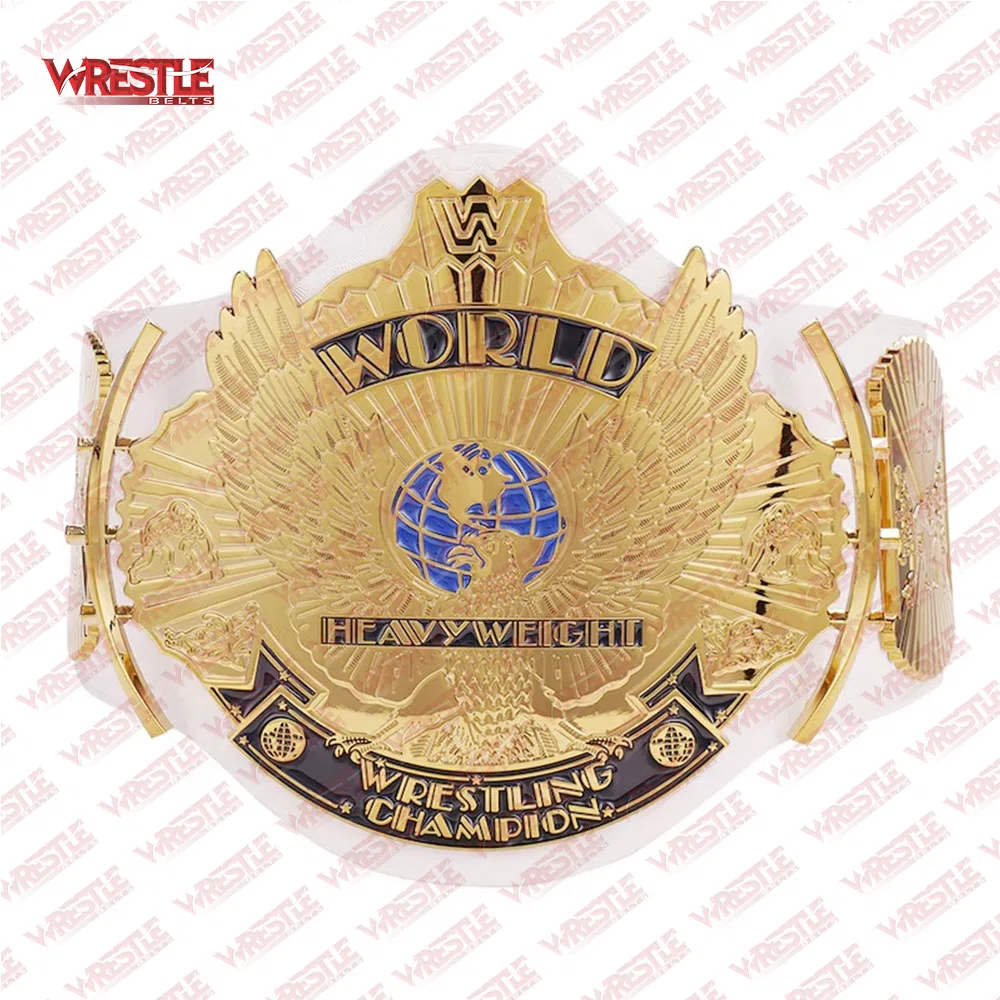 White WWE Winged Eagle Championship Replica Title Belt - Rule the Ring with Iconic WWE Style! White WWE Winged Eagle Championship Replica Title Belt - Rule the Ring with Iconic WWE Style!