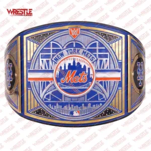 Official New York Mets WWE Legacy Championship Title Belt - Gold Plated