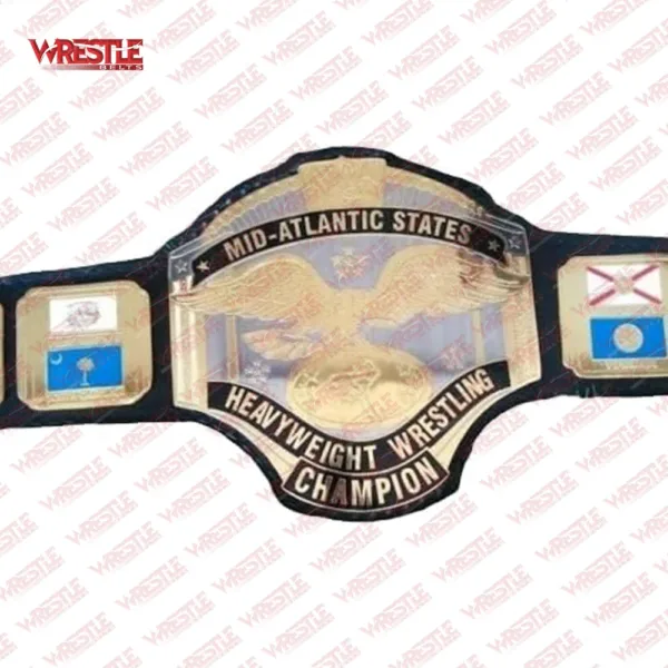 NWA Mid Atlantic State Heavywight Wrestling Replica Title belt