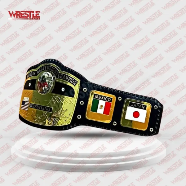 NWA Custom Domed Globe Wrestling Championship Replica Belt