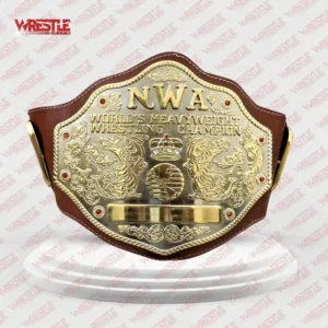 NWA BIG GOLD Championship Multi Layered Replica Belt