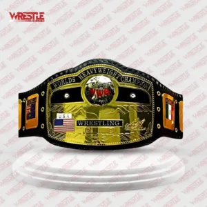 NWA Custom Domed Globe Wrestling Championship Replica Belt