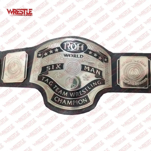 ROH World Six-Men Tagteam Wrestling Championship Replica Belt