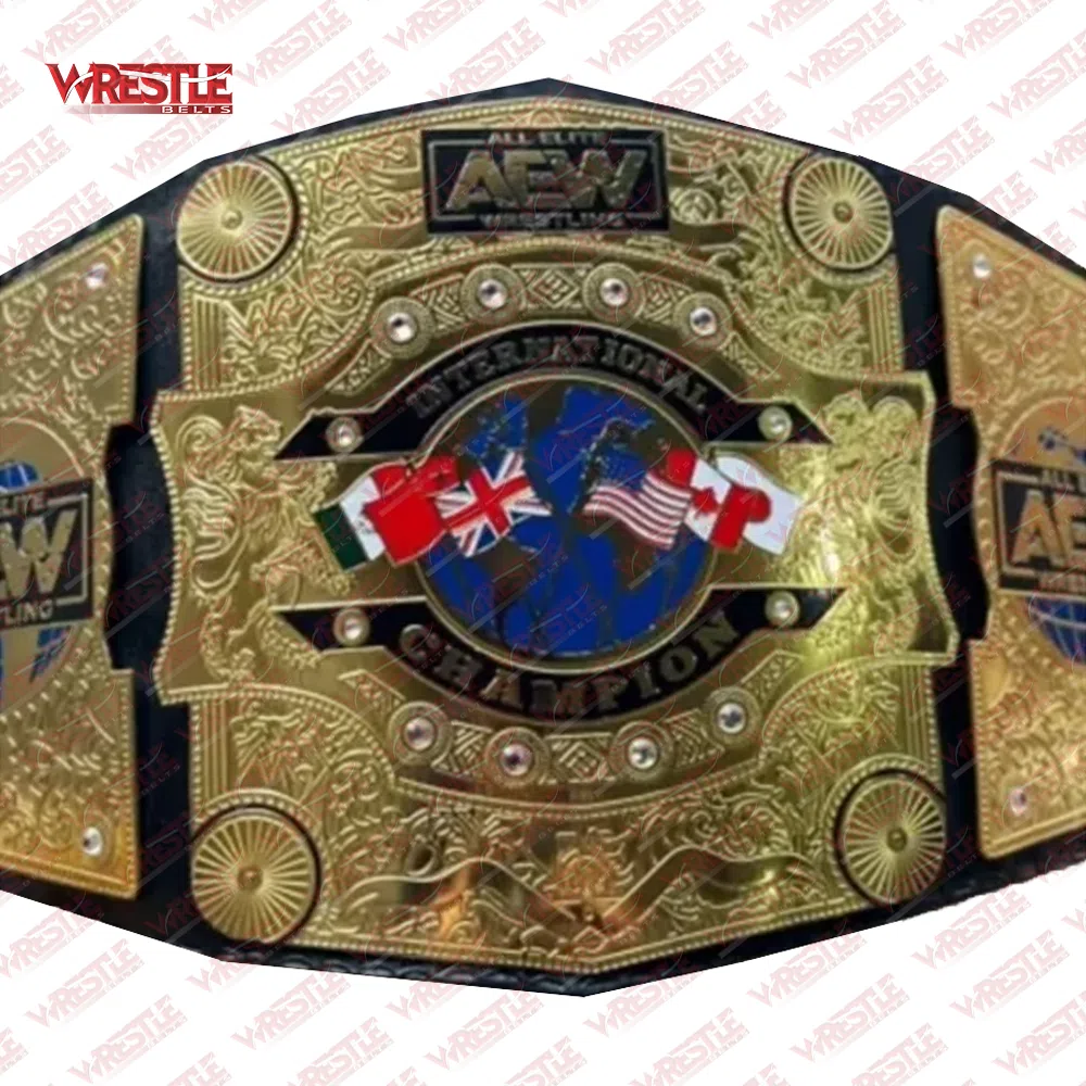 AEW Atlantic Elite Wrestling Championship Belt Replica AEW Atlantic Elite Wrestling Championship Belt Replica