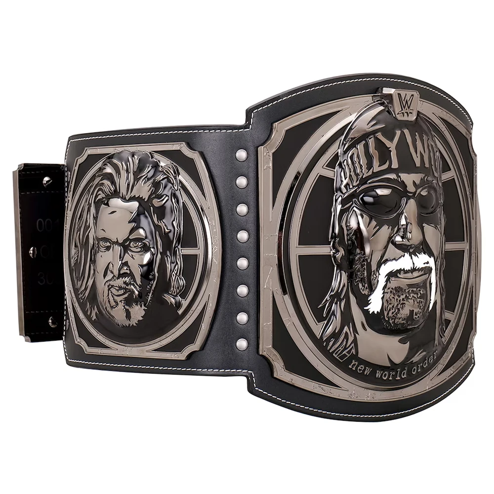 nWo 30 premium title belt side plate and metal detailing