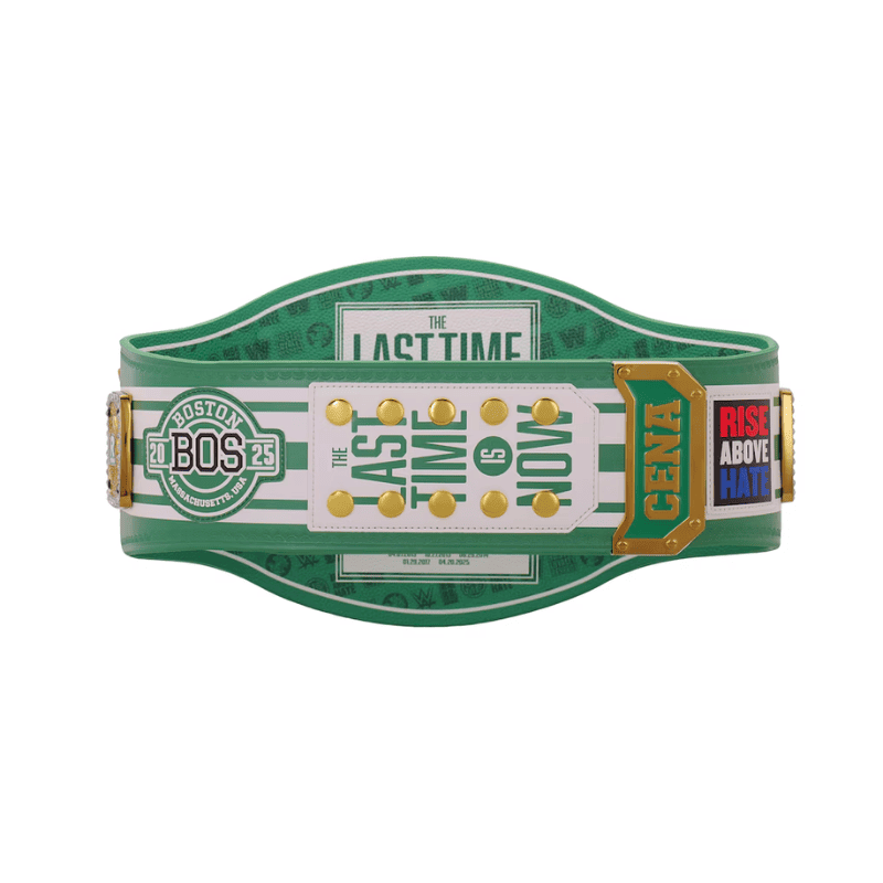 John Cena Farewell 2025 Boston Spinner Replica Title Belt John Cena Farewell 2025 Boston Spinner Replica Title Belt