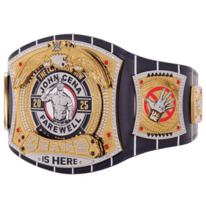 John Cena Farewell 2025 NYC Spinner Title Belt