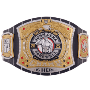 John Cena Farewell 2025 NYC Spinner Title Belt