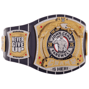 John Cena Farewell 2025 NYC Spinner Title Belt