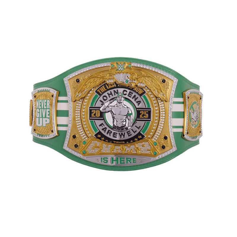 John Cena Farewell 2025 Boston Spinner Replica Title Belt John Cena Farewell 2025 Boston Spinner Replica Title Belt