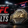 history of UFC championship belts