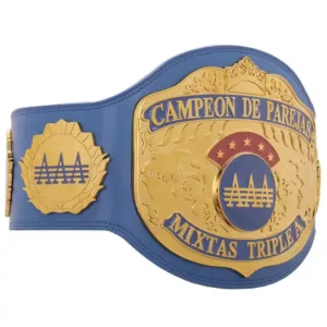 AAA Mixed Tag Team Championship belt