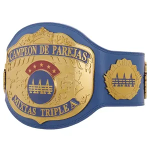 AAA Mixed Tag Team Championship belt